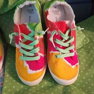 Custom tye dye sneakers